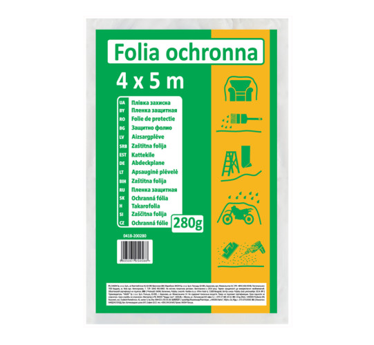 Folia Ochronna LDPE 4x5m 280g