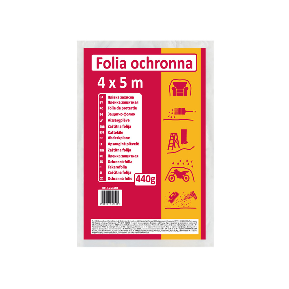 Folia Ochronna LDPE 4x5m 440g