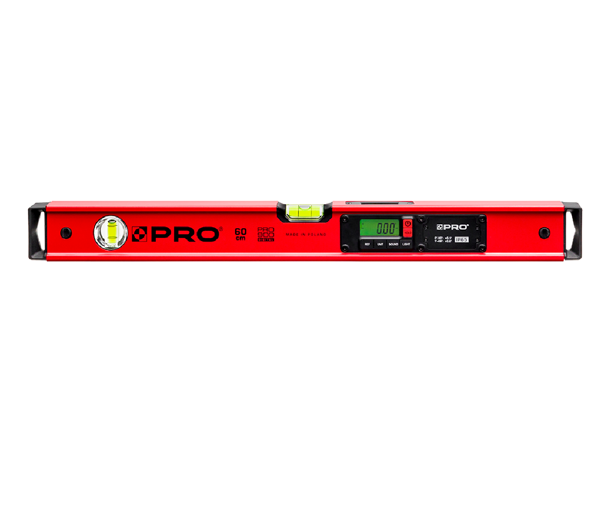 PRO900 DIGITAL 60cm – Elektroniczna poziomnica z IP65 i pokrowcem