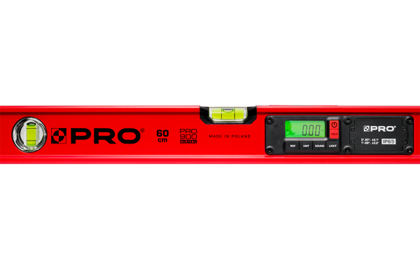 PRO900 DIGITAL 60cm – Elektroniczna poziomnica z IP65 i pokrowcem