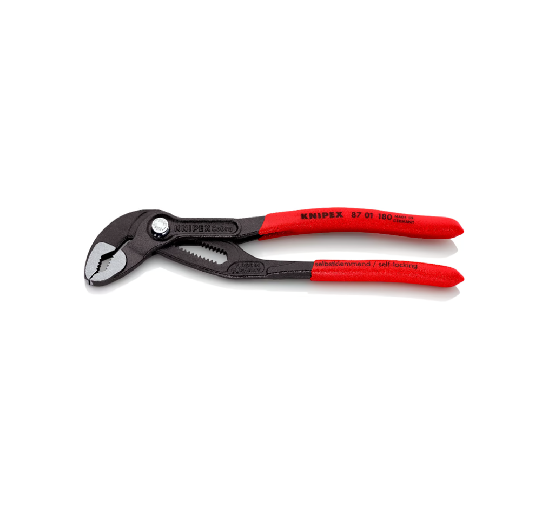 KNIPEX Cobra® Szczypce nastawne do rur 180 mm – Precyzyjna regulacja