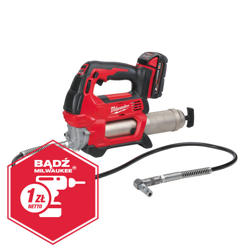 M18™ Smarownica Milwaukee M18 GG-201C – 690 barów ciśnienia